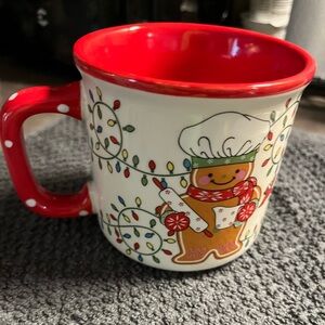 Temp-Tations Winter Whimsy Mug with Red Handle